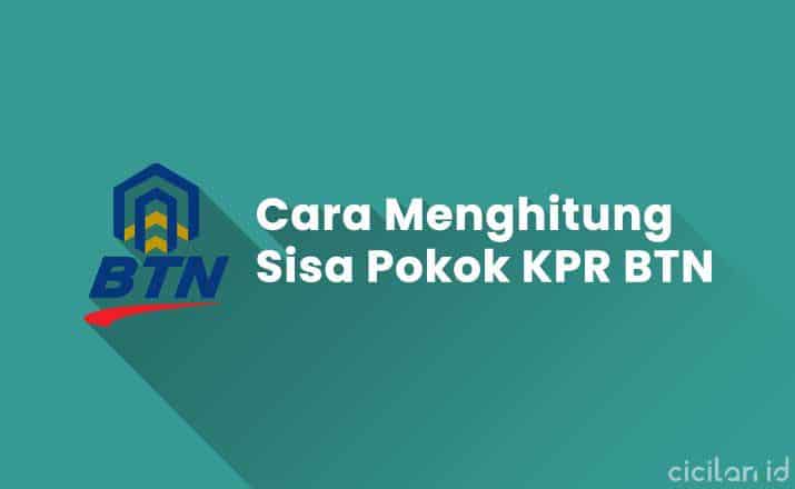 Cara Menghitung Sisa Pokok KPR BTN