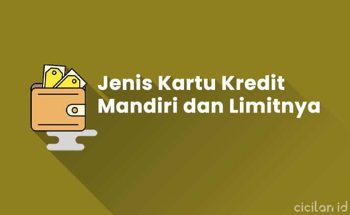 Jenis Kartu Kredit Mandiri dan Limitnya Terbaru