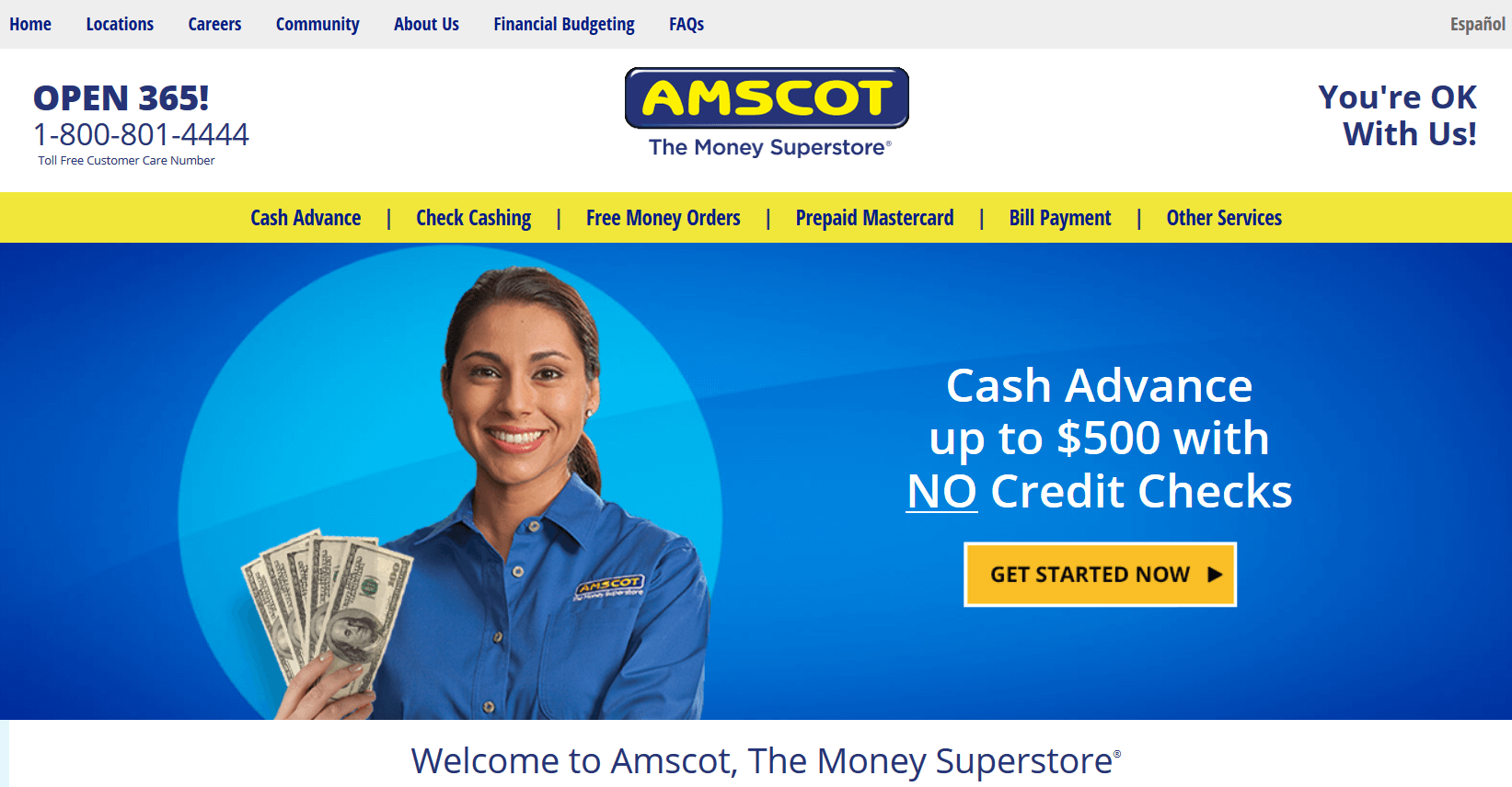 Amscot Online Loan